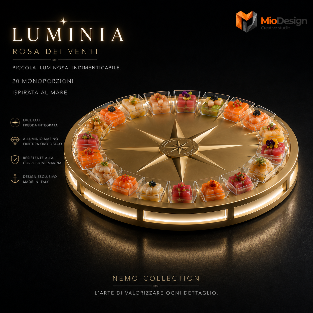Luminia "Rosa dei venti"