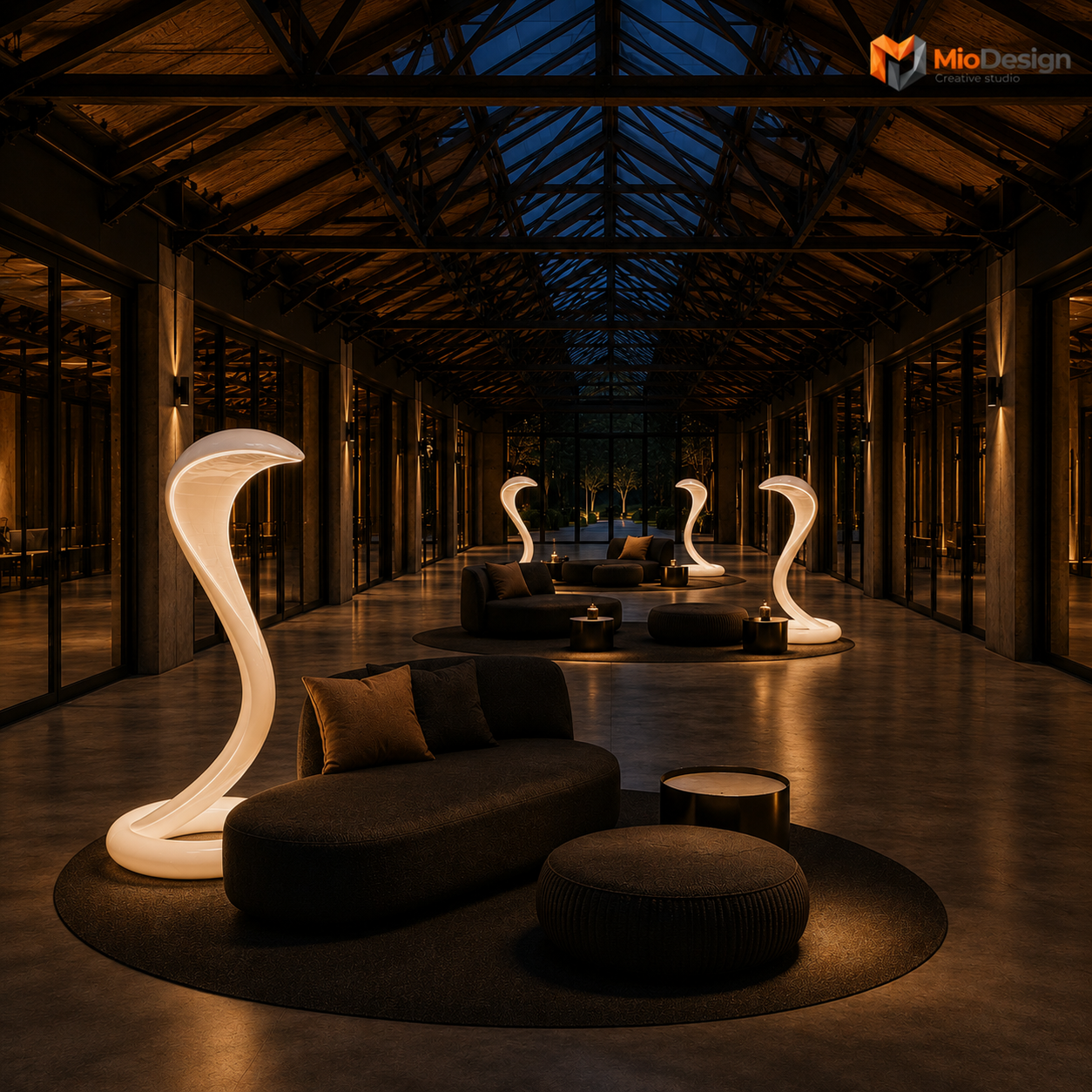 Progetto sfilata Armani da set