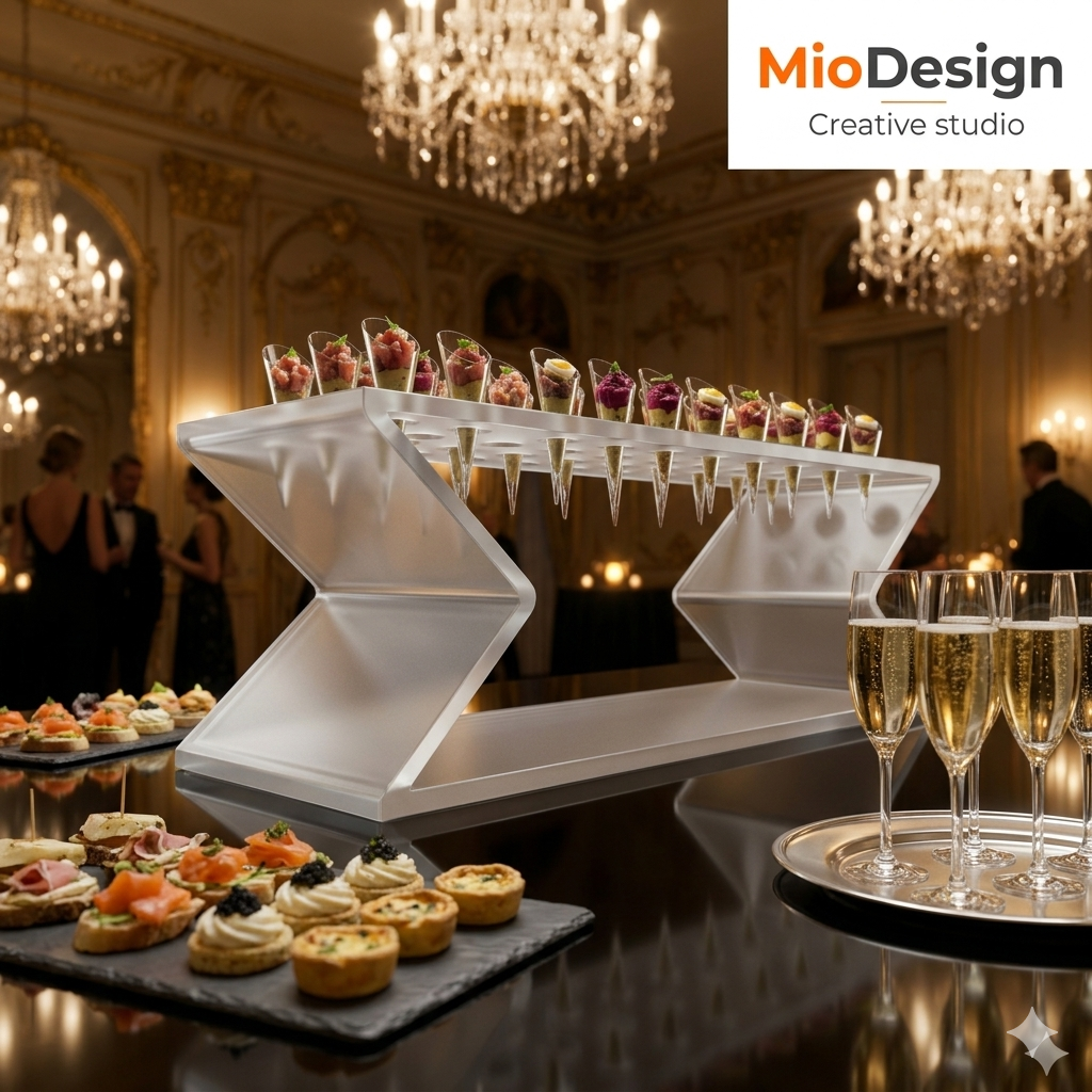 Porta coni o finger food mega