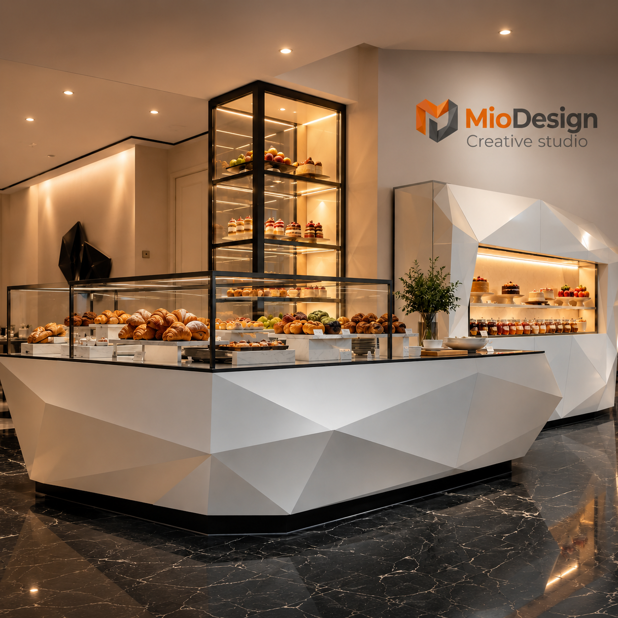 Geode kit luxury buffet da sala