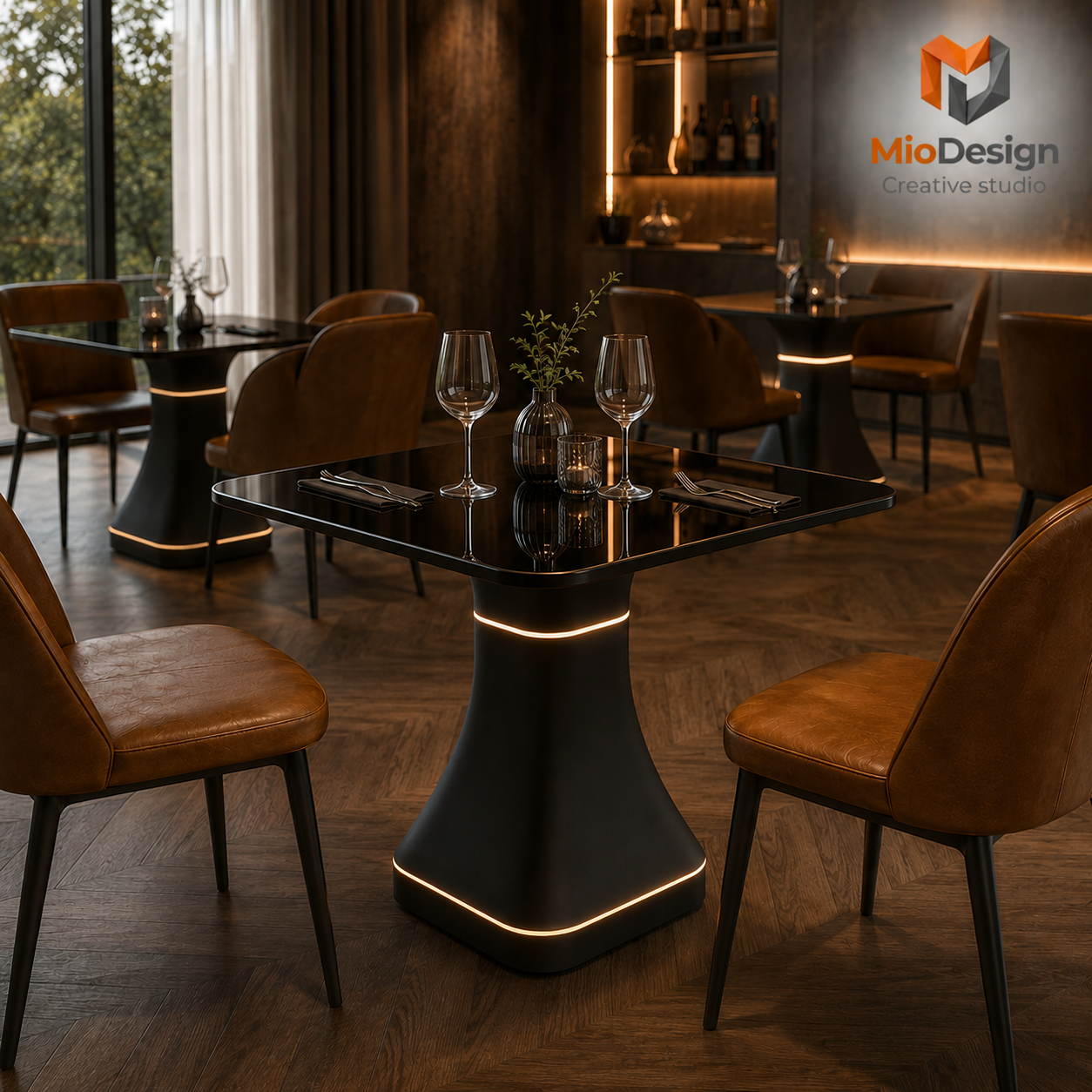 CLESSIDRA LUX Collezione Tavoli lounge
( Ordine minimo 10 PZ )