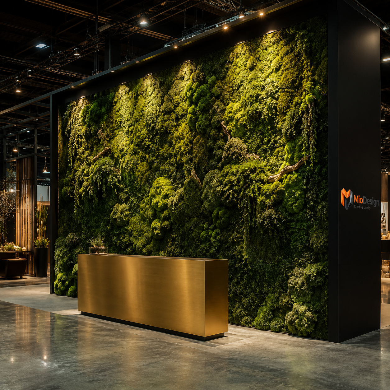Giardino verticale stand fieristico chiedere preventivo