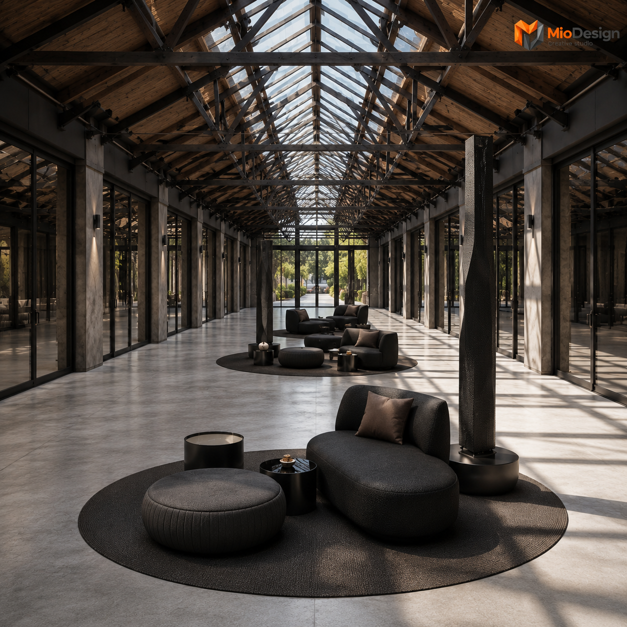 Progetto sfilata Armani da set