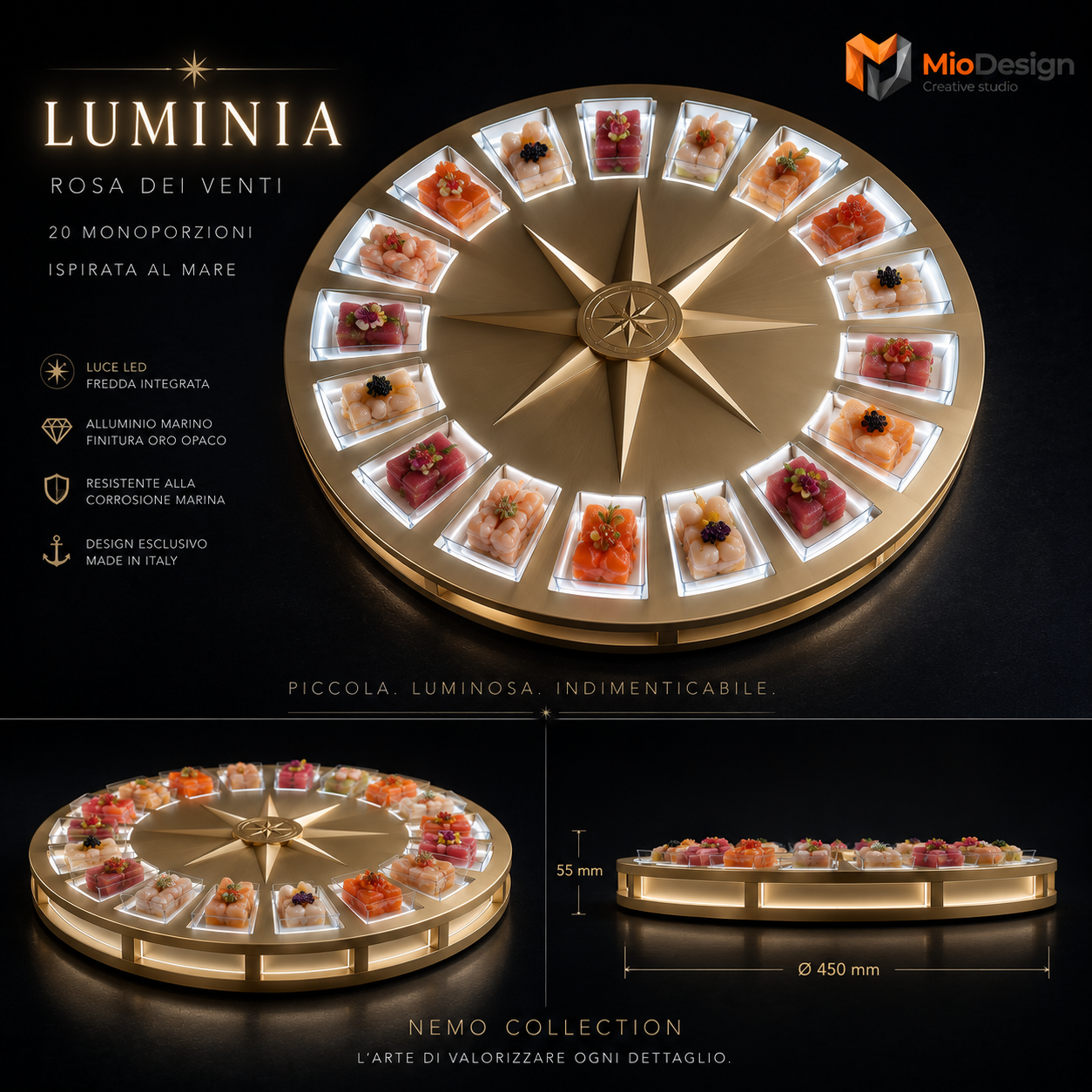Luminia "Rosa dei venti"