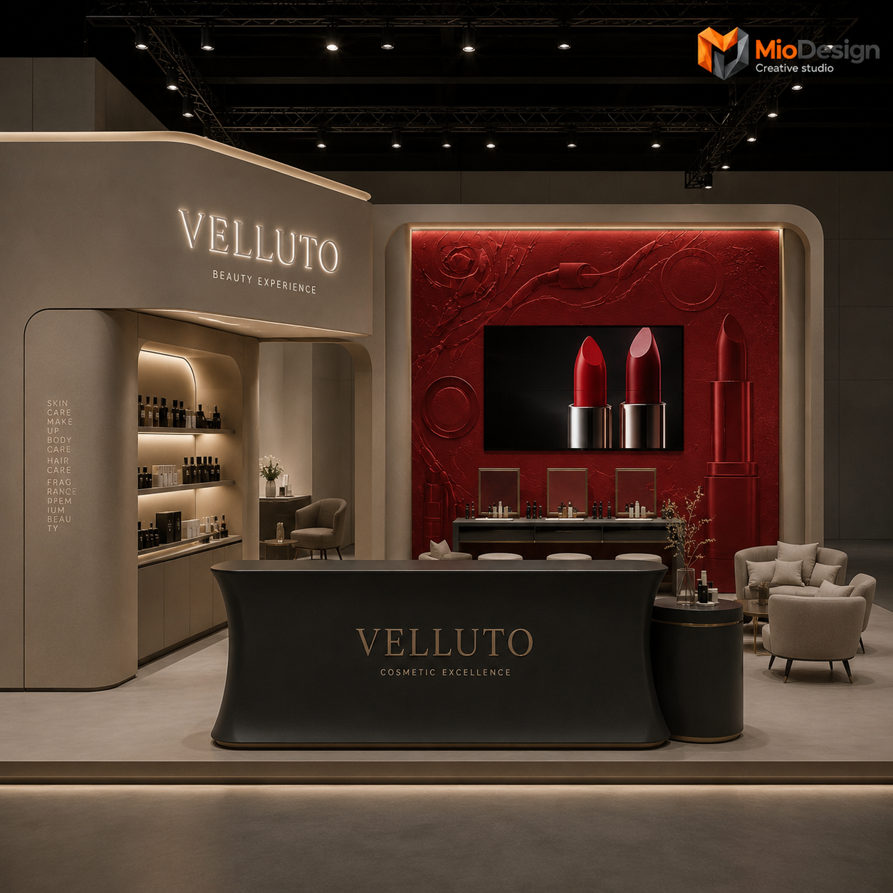 VELLUTO"La pelle come materia preziosa" Richiama la sensorialità morbida del trucco, il velluto come metafora tattile.