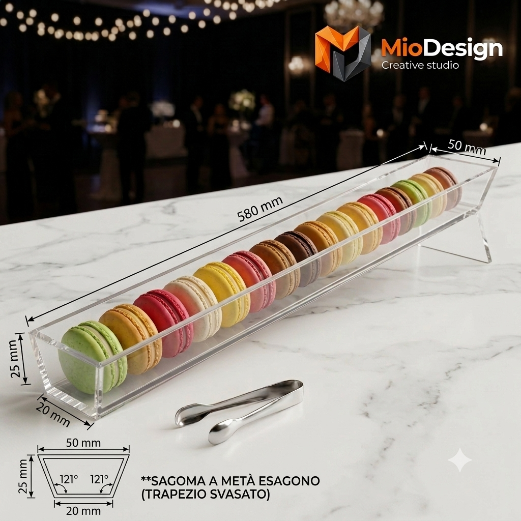 Striato
La linea che mette ogni macaron al centro dell'attenzione. ( Ordine minimo 10 PZ )