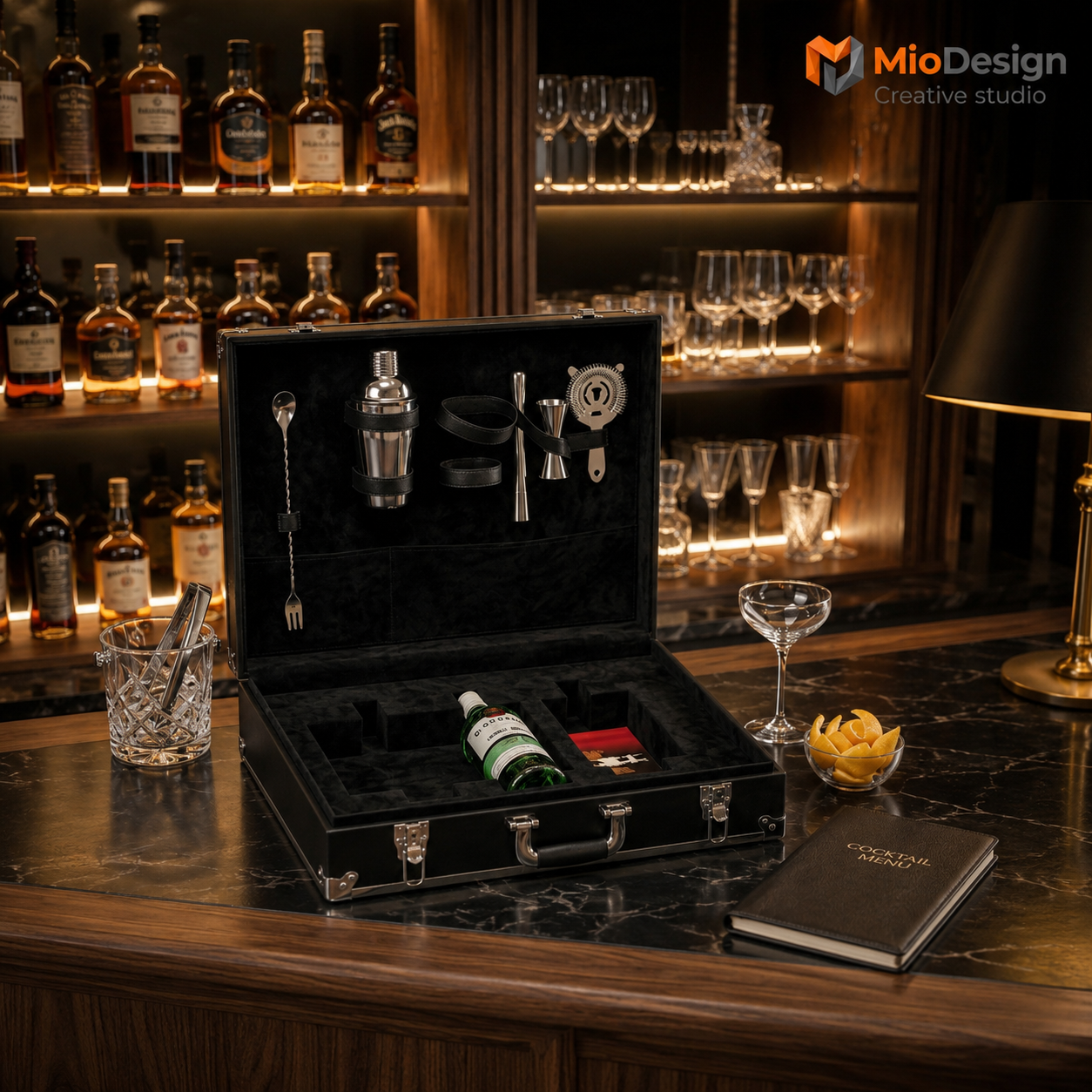 Valigia bartender personalizzabile