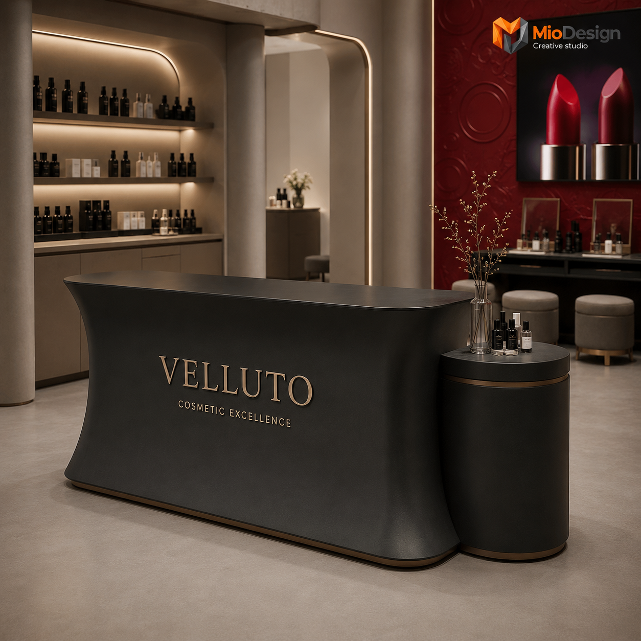 VELLUTO"La pelle come materia preziosa" Richiama la sensorialità morbida del trucco, il velluto come metafora tattile.