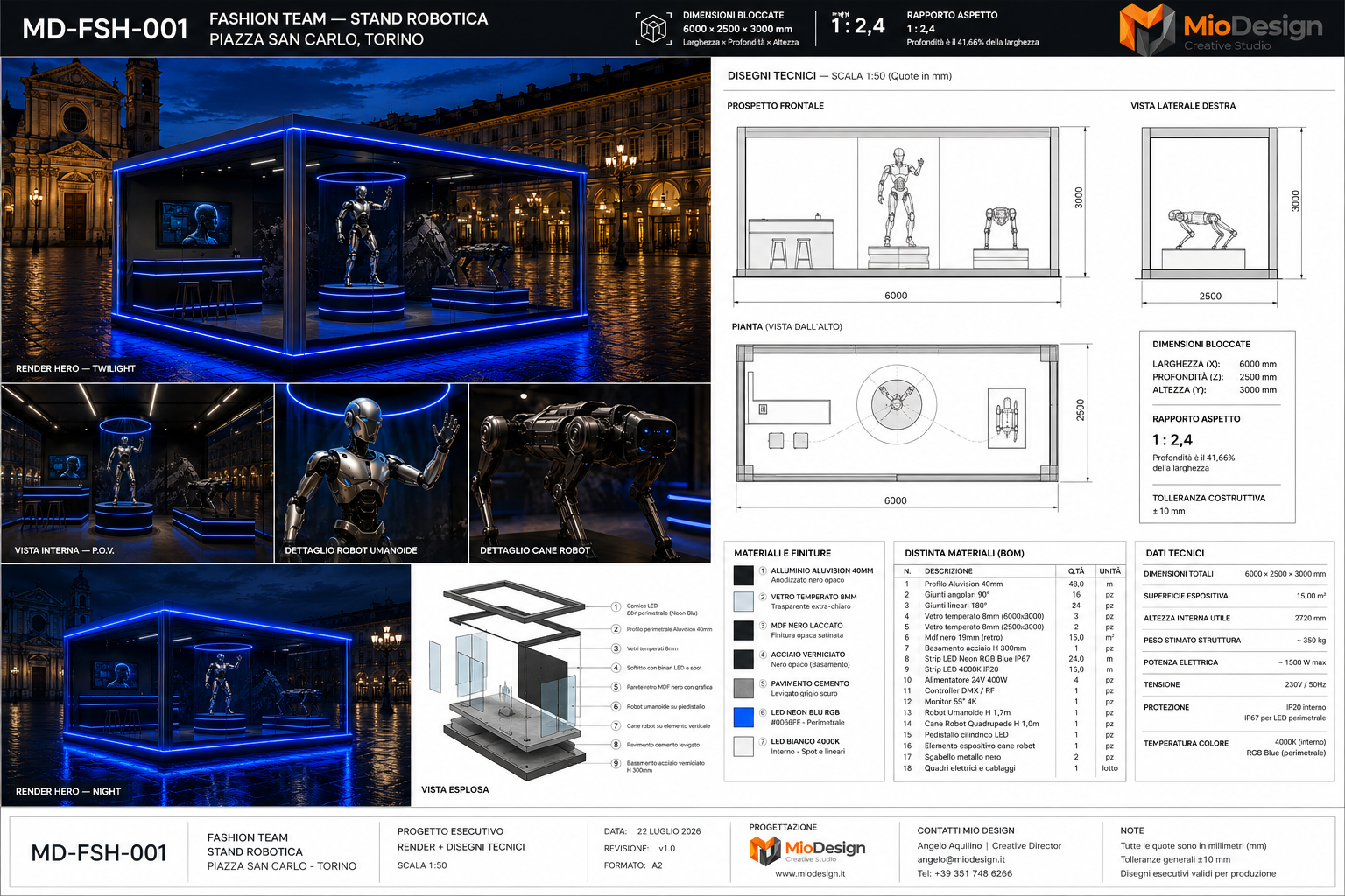 Progetto stand robotica
