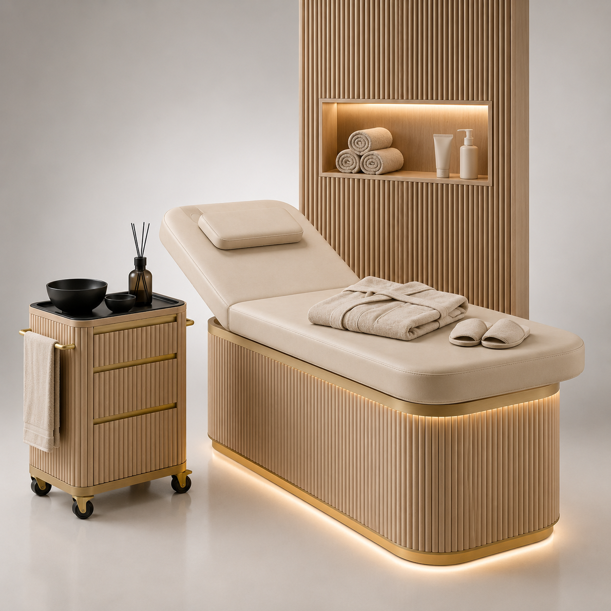 Progetto completo allestimento parrucchieri con spa