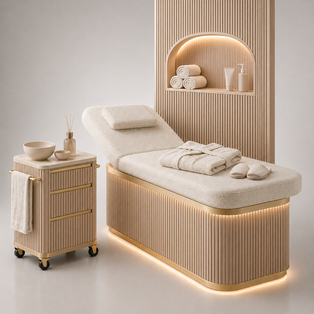 Progetto completo allestimento parrucchieri con spa