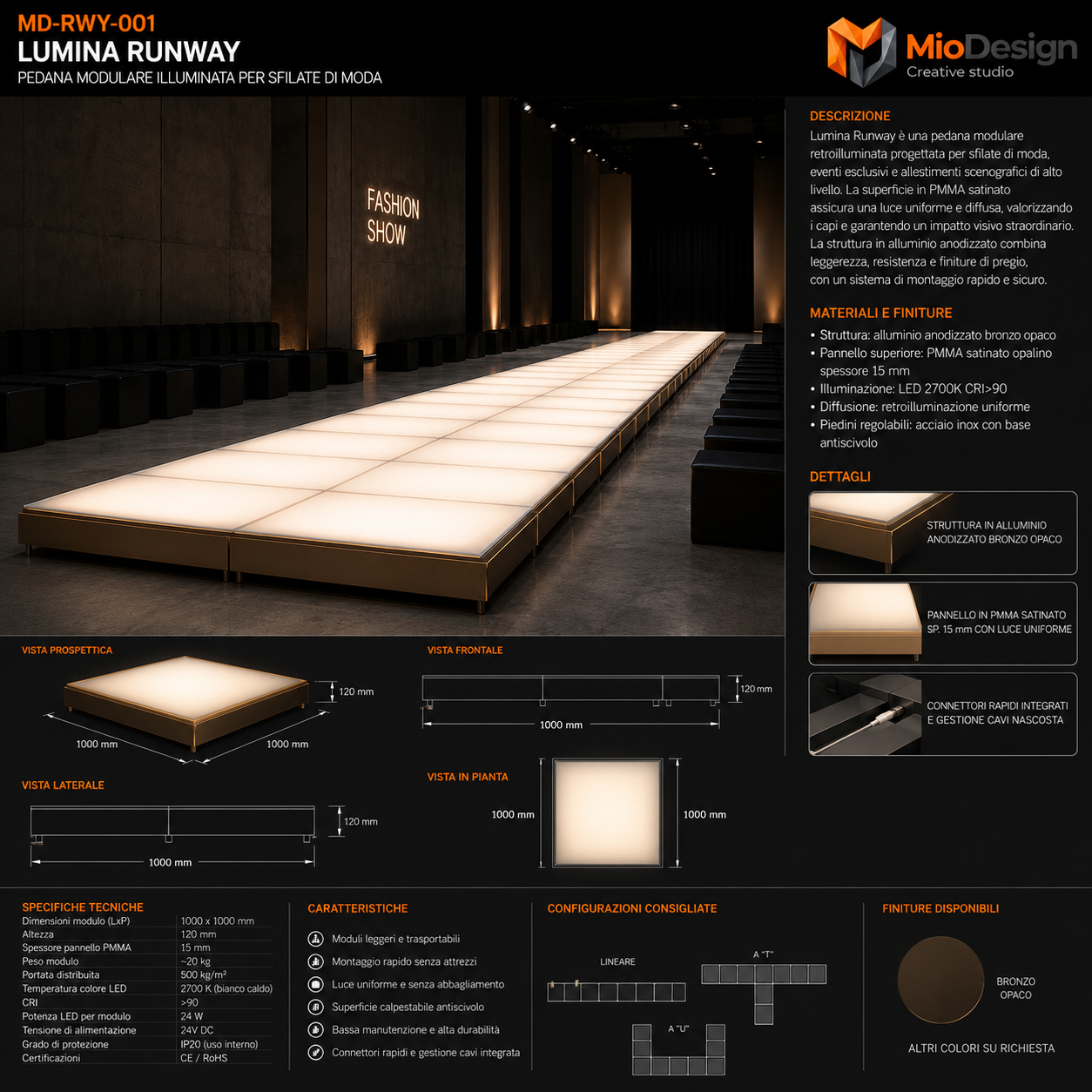 Lumina runway chiedere preventivo