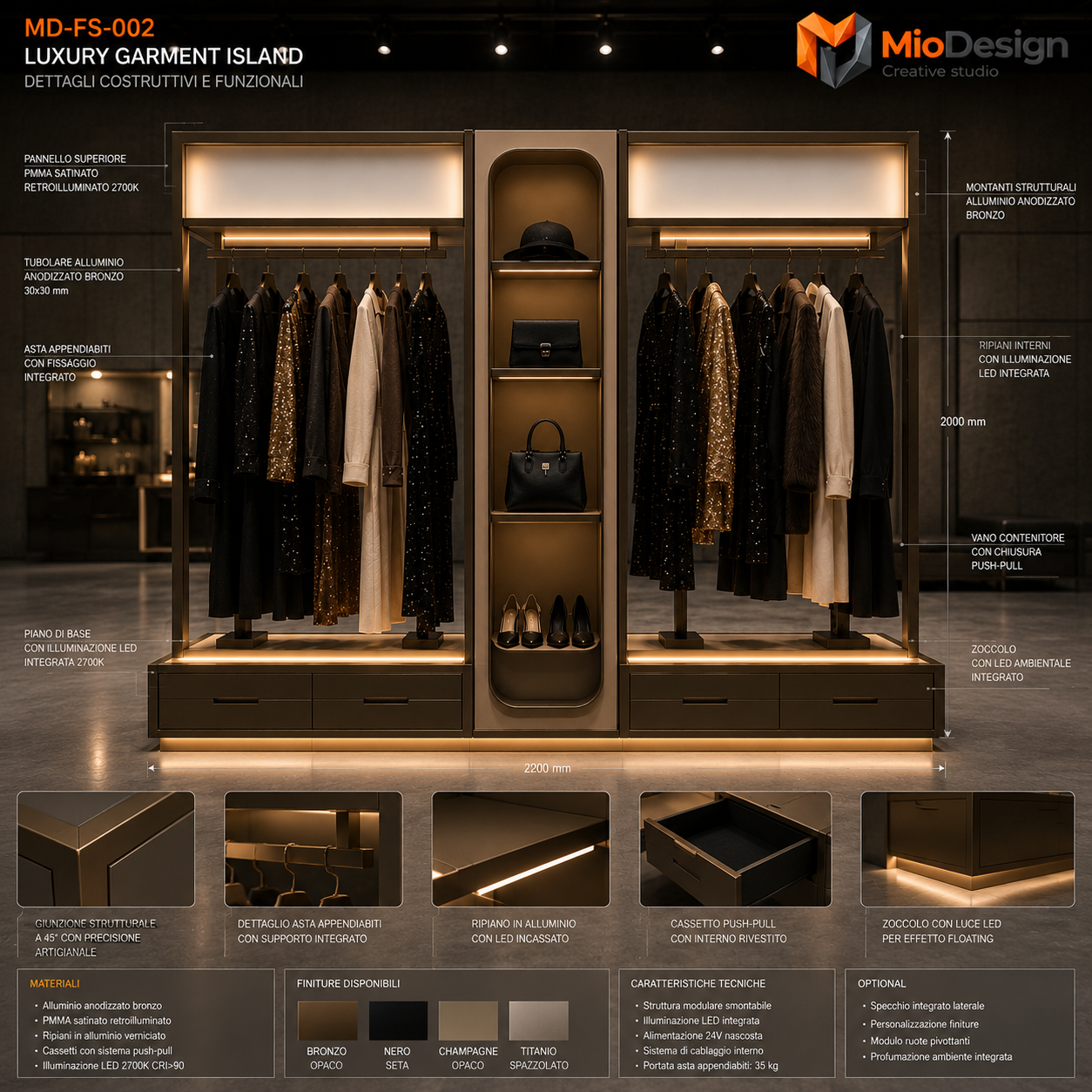 Luxury garment Island                  chiedere preventivo
