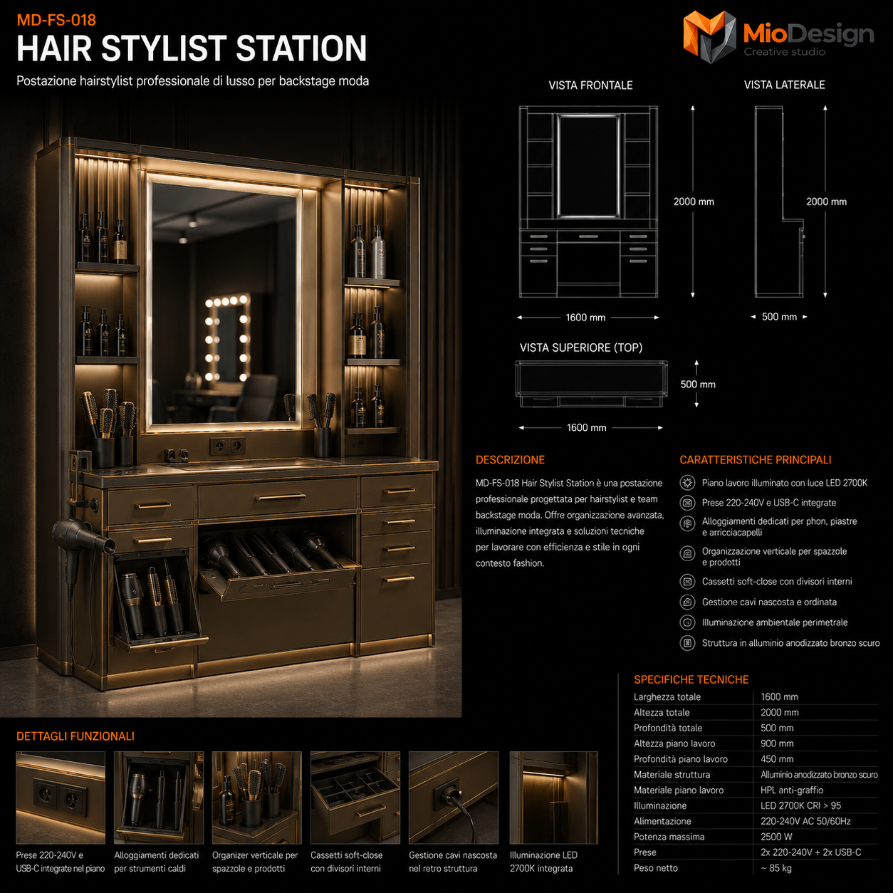 Hairy stylist station             chiedere preventivo