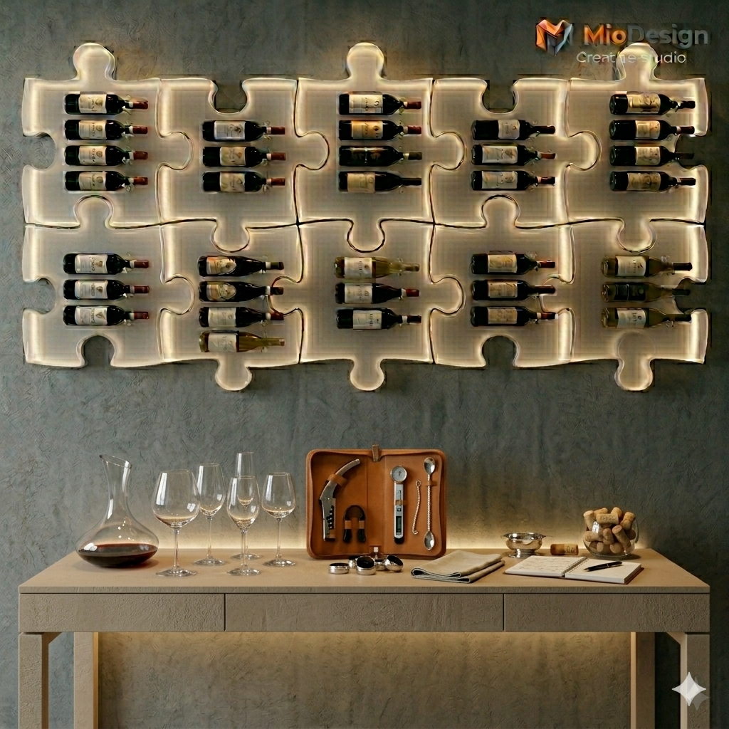 Parete componibile wine puzzle prezzo singolo tassello