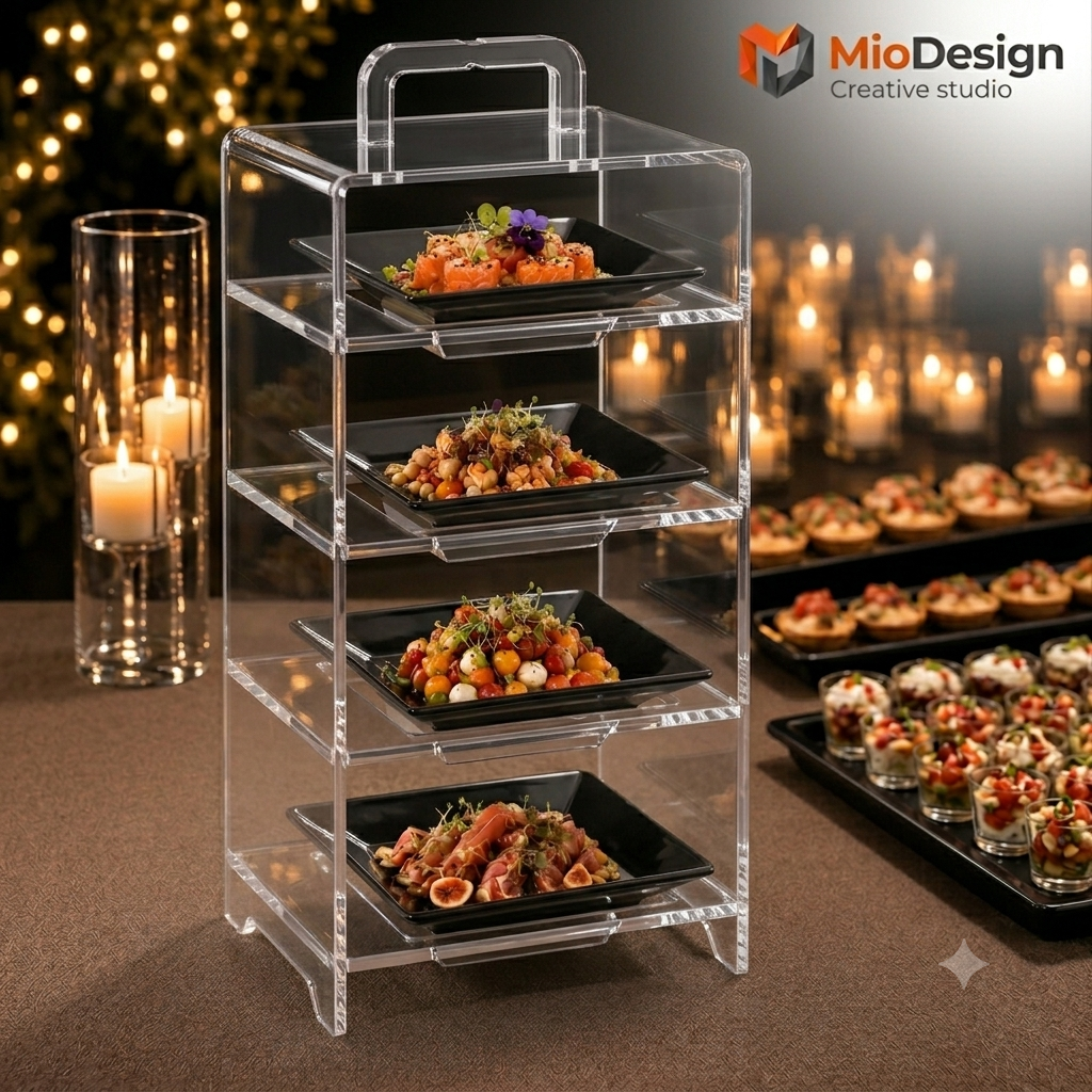 Skyline 4
Il buffet si sviluppa in altezza ( ordine minimo 50 PZ )