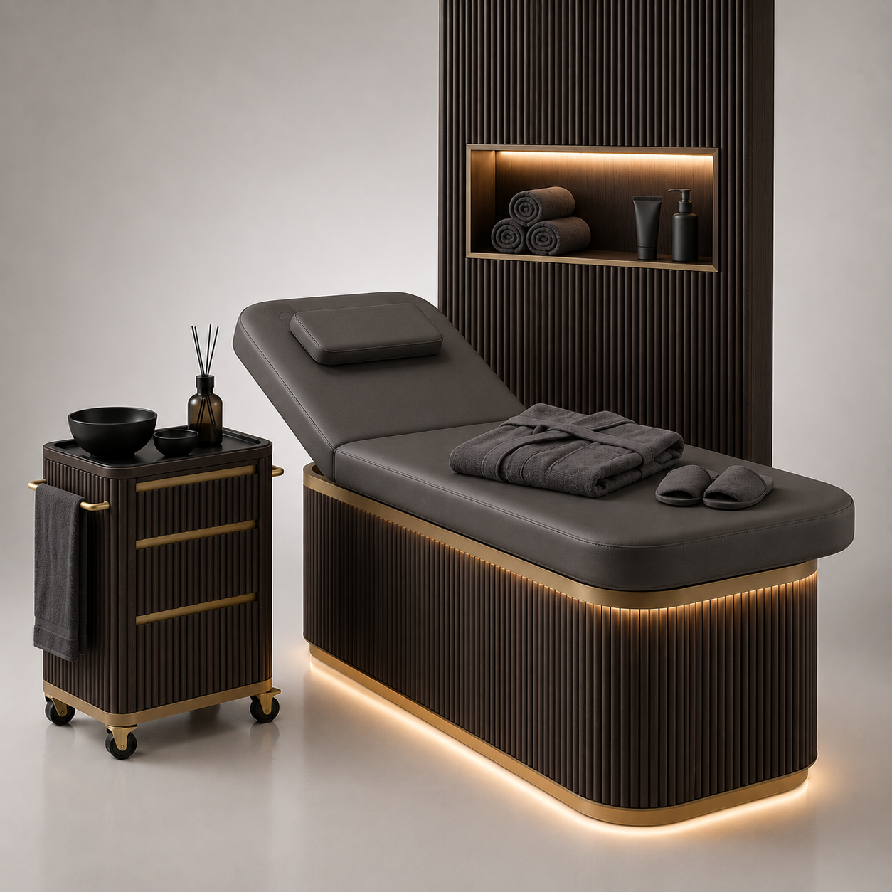 Progetto completo allestimento parrucchieri con spa
