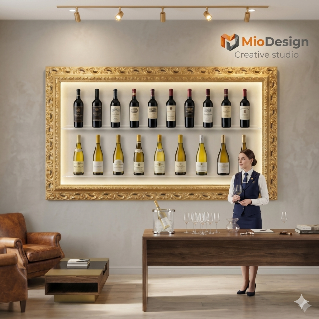 Parete abstact wine