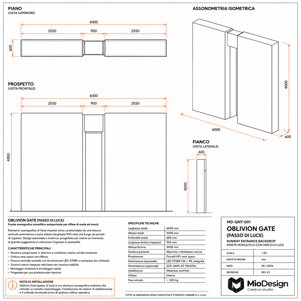 Oblivion gate                      chiedere preventivo