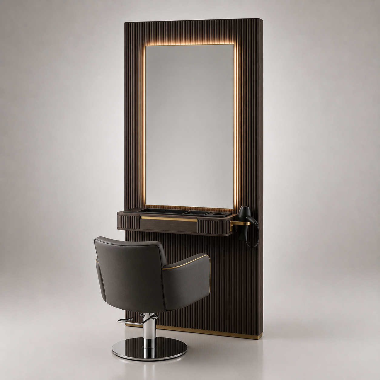Progetto completo allestimento parrucchieri con spa