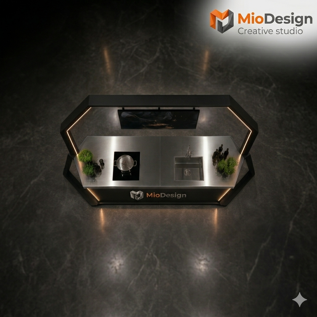 MioCook Hexagon Light: Il Palcoscenico dell'Alta Cucina