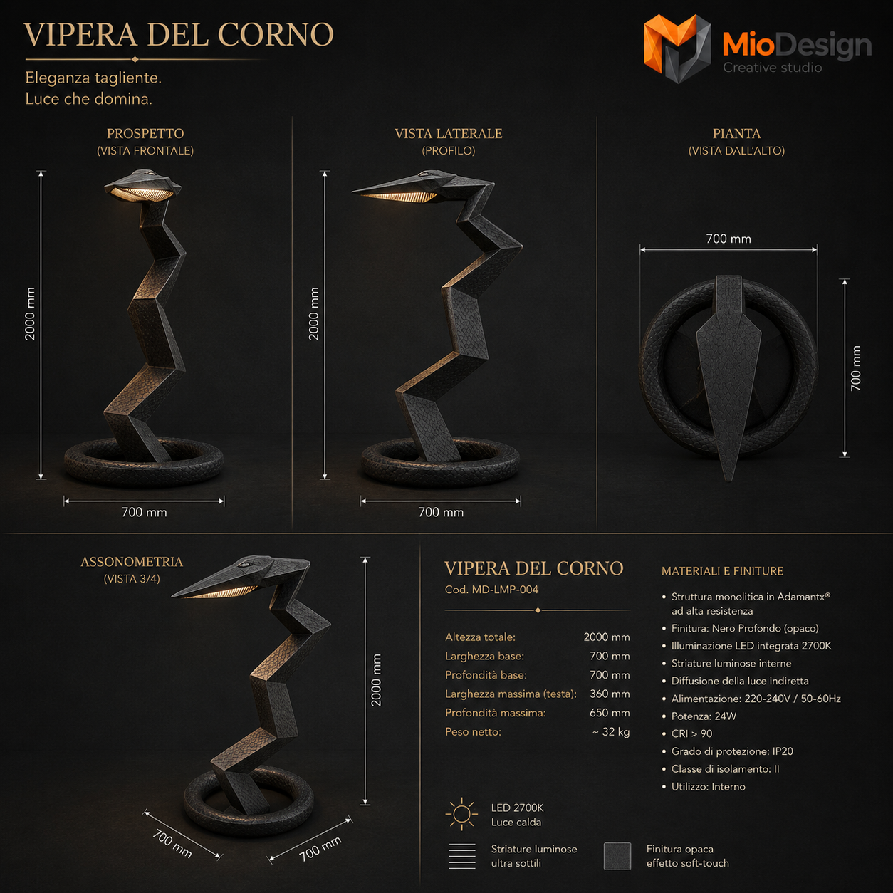 Vipera del corno
