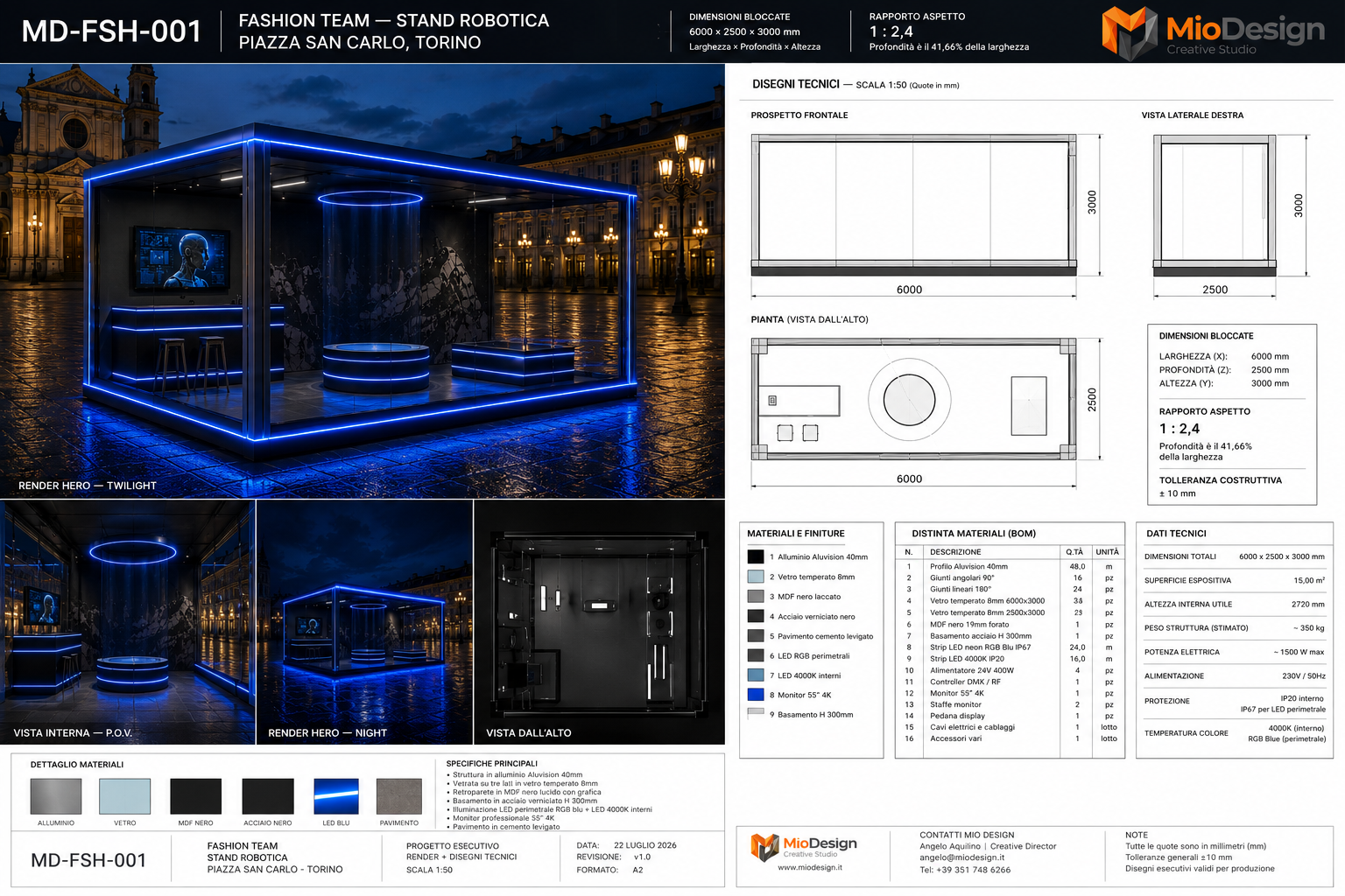 Progetto stand robotica
