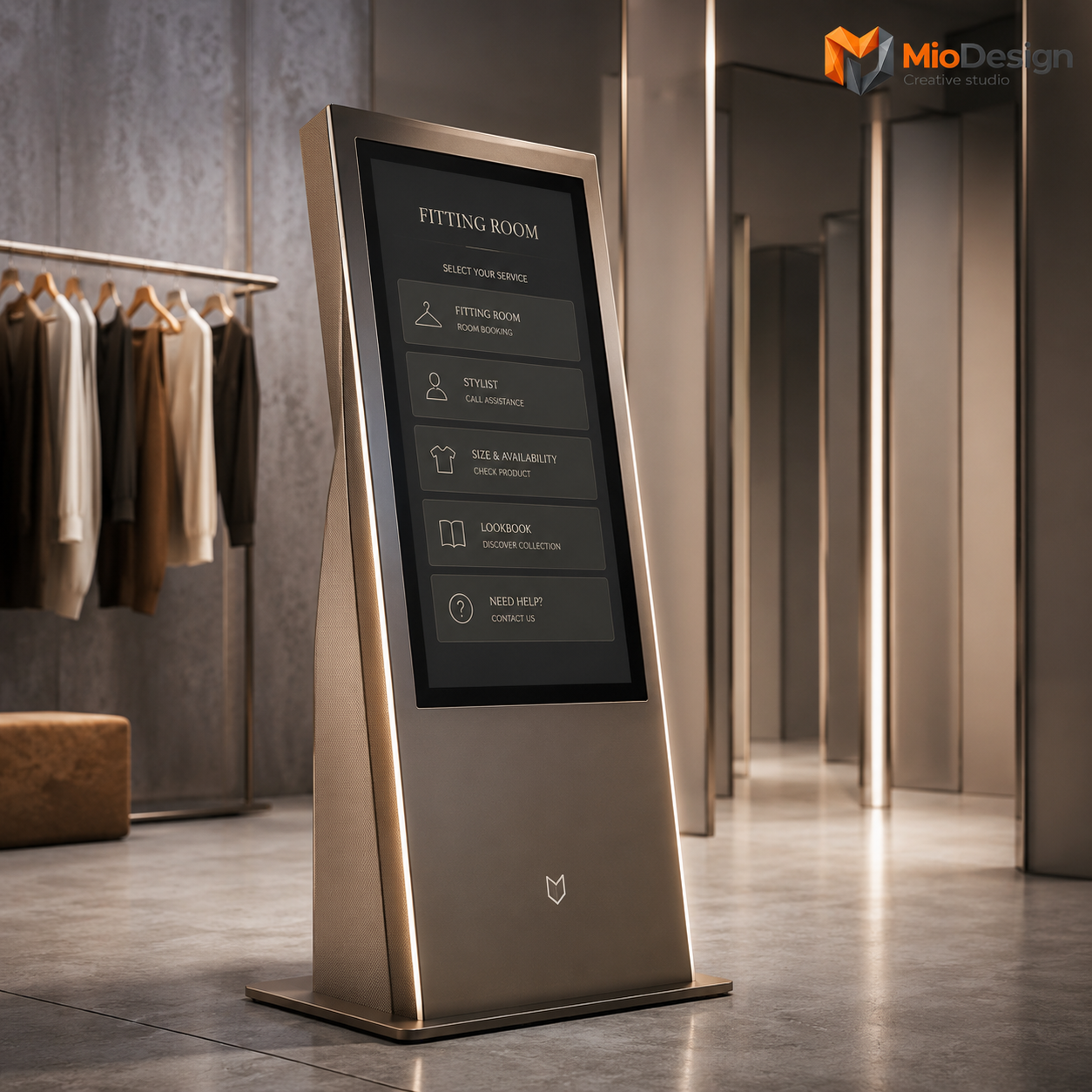 Digital concierge totem                 chiedere preventivo