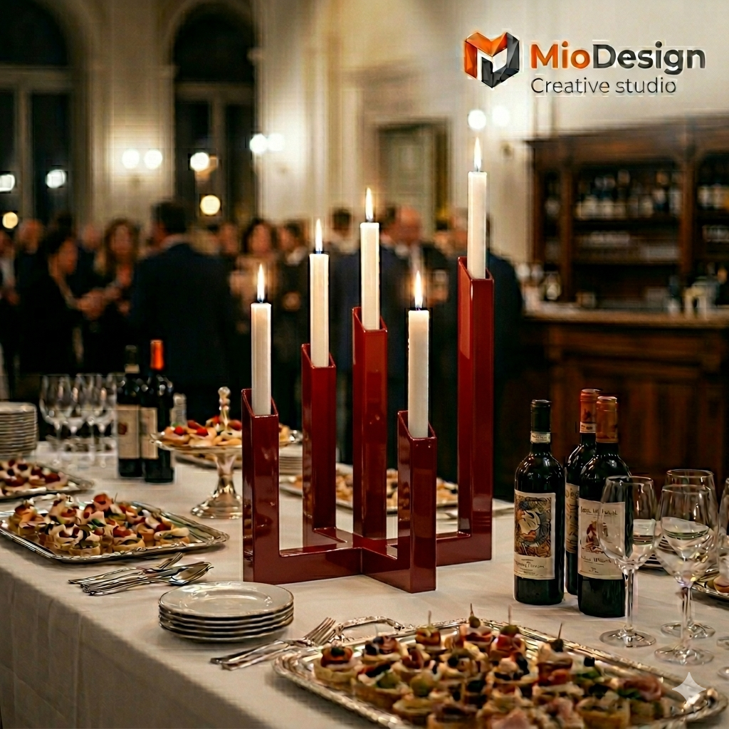 Sinfonia Minimale: Il Candelabro Su Misura per Allestimenti d'Eccellenza