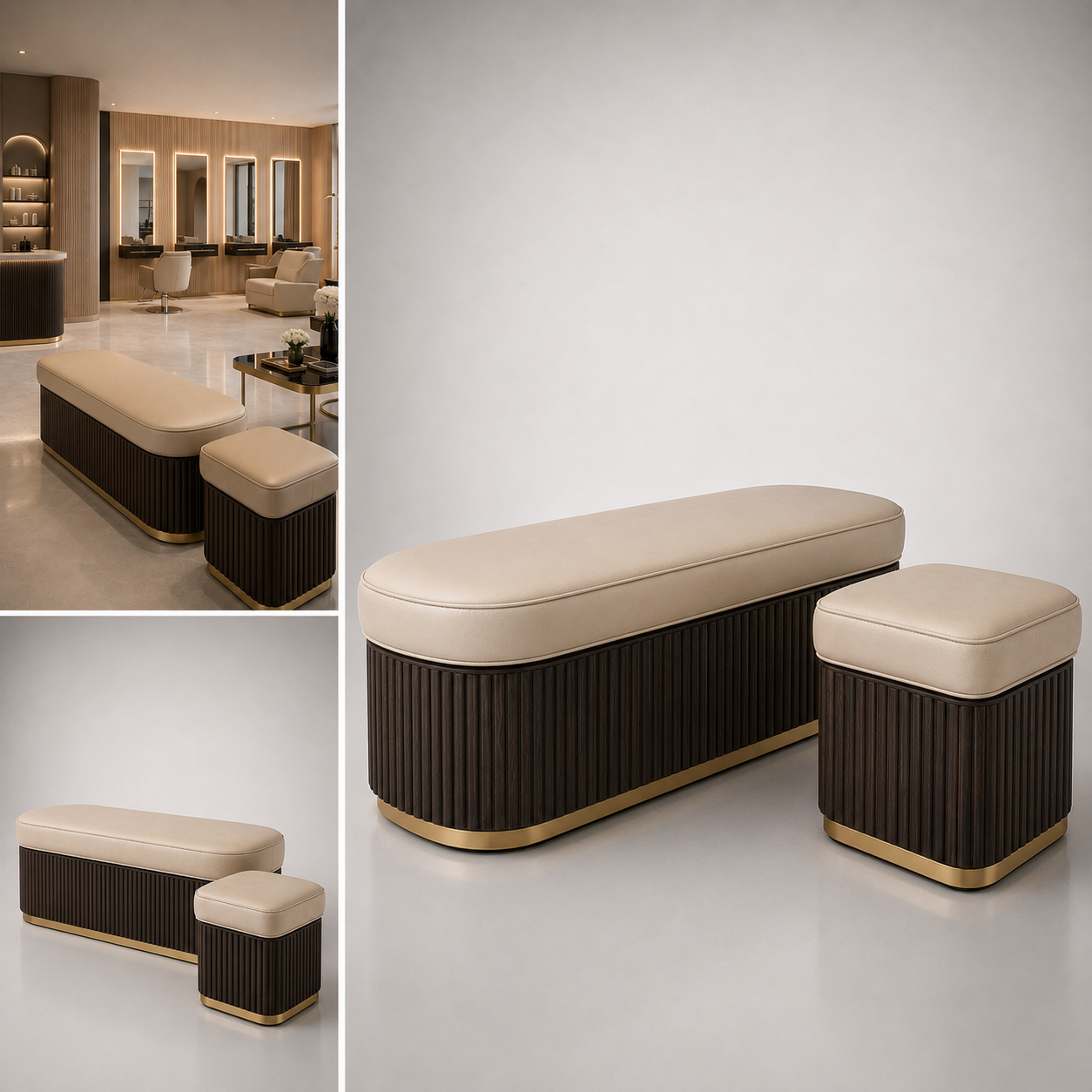 Progetto completo allestimento parrucchieri con spa