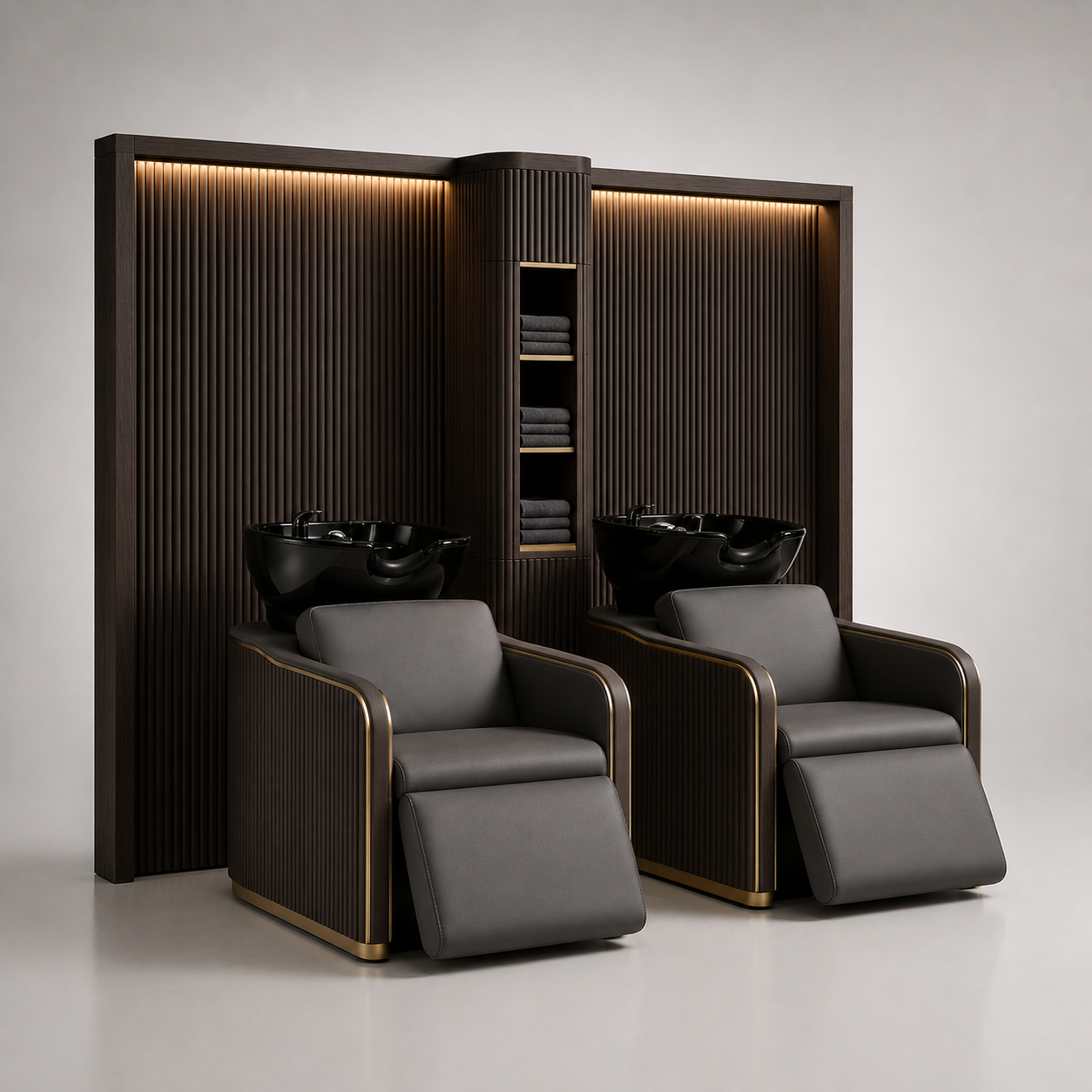 Progetto completo allestimento parrucchieri con spa