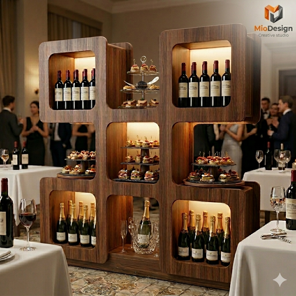 Fours Wine wall