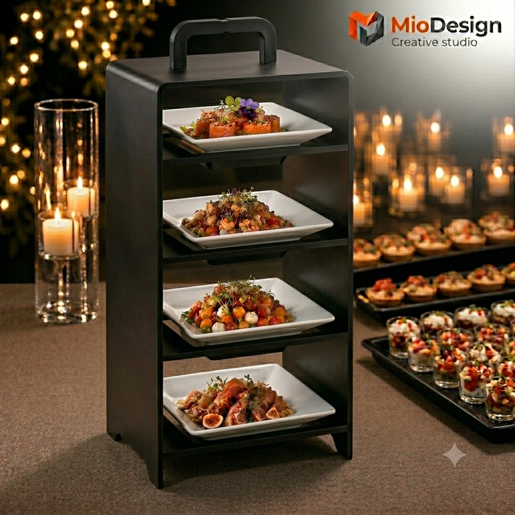 Skyline 4
Il buffet si sviluppa in altezza ( ordine minimo 50 PZ )
