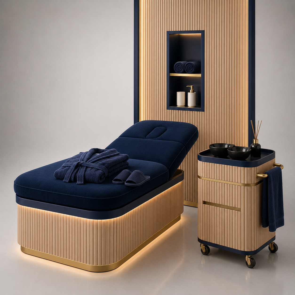 Progetto completo allestimento parrucchieri con spa
